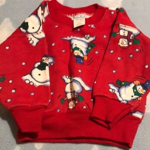 Mini Dimensions-“Snowman’ Sweatshirt-12 Months